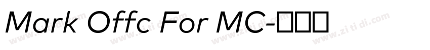 Mark Offc For MC字体转换 Mark Offc For MC字体转换